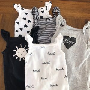 Carter’s Sleeveless Bodysuit Bundle • 6m